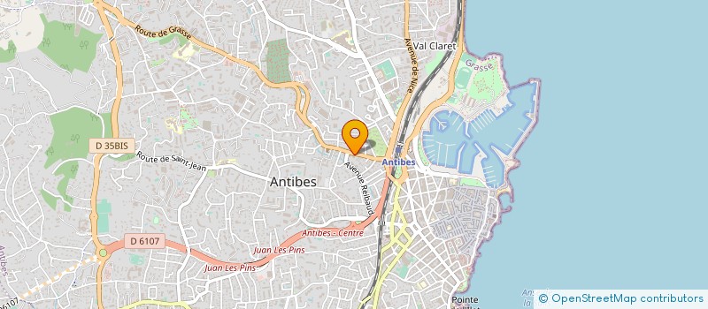 localisation de l'entreprise 391 760 766 à ANTIBES