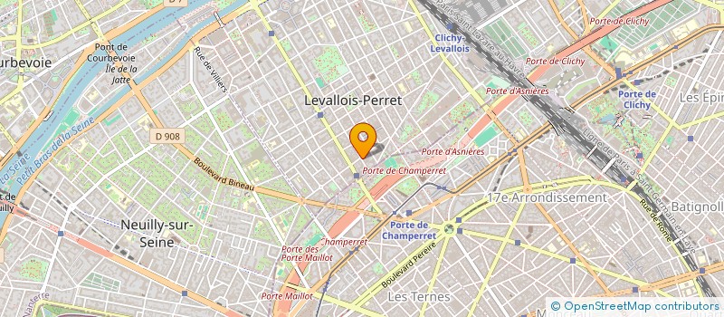 localisation de l'entreprise 391 836 160  à LEVALLOIS-PERRET
