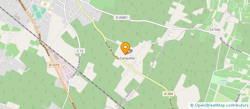 localisation de l'entreprise 391 910 296   VENSAC