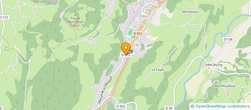 localisation de l'entreprise 391 933 371 à YDES