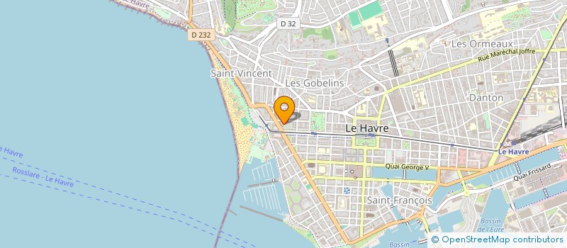 localisation de l'entreprise 391 943 750 à LE HAVRE