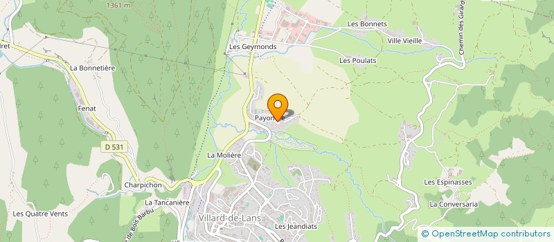 localisation de l'entreprise 392 009 791   VILLARD-DE-LANS