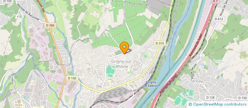 localisation de l'entreprise 392 061 297   GRIGNY-SUR-RHONE