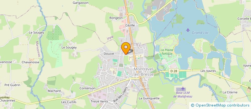 localisation de l'entreprise 392 091 260   MONTREVEL-EN-BRESSE