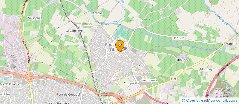 localisation de l'entreprise 392 091 310   BOUJAN-SUR-LIBRON