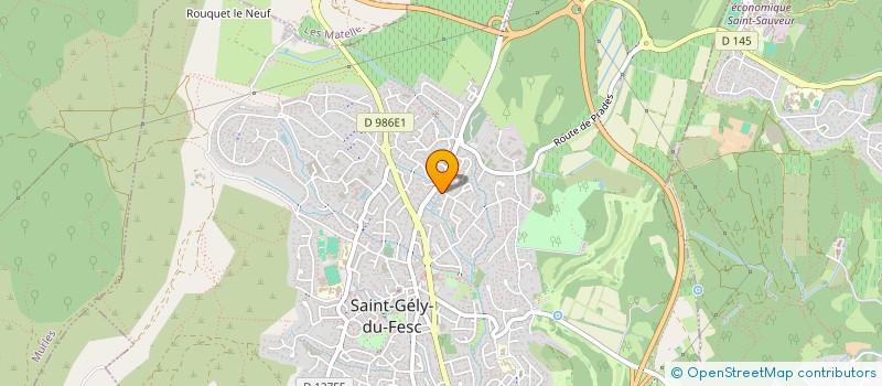 localisation de l'entreprise 392 223 285   SAINT-GELY-DU-FESC