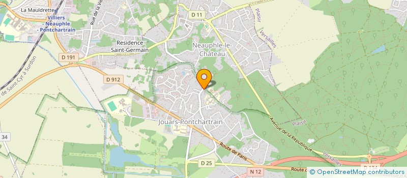 localisation de l'entreprise 392 265 302   JOUARS-PONTCHARTRAIN