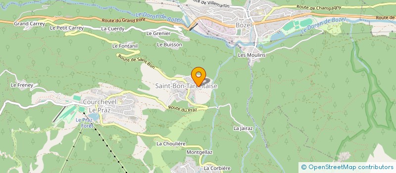 localisation de l'entreprise 392 378 964  à COURCHEVEL