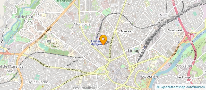 localisation de l'entreprise 392 387 007   LIMOGES