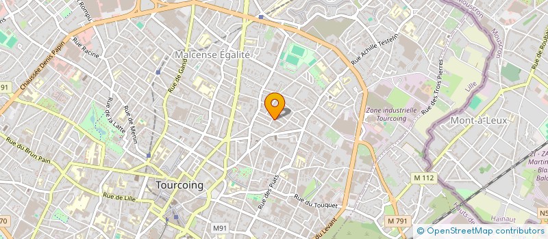 localisation de l'entreprise 392 413 829 à TOURCOING