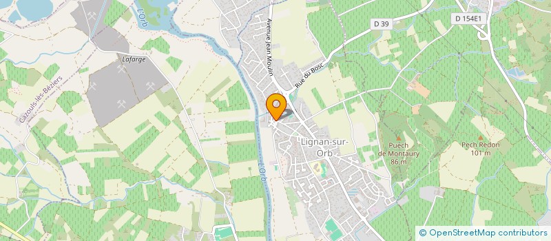 localisation de l'entreprise 392 417 606   LIGNAN-SUR-ORB