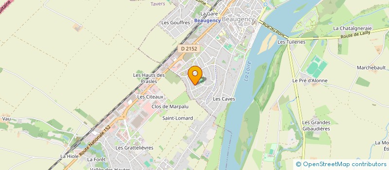 localisation de l'entreprise 392 554 036 à BEAUGENCY