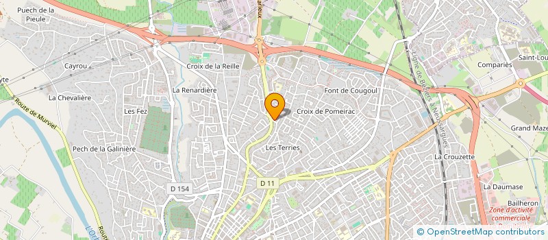 localisation de l'entreprise 392 580 411   BEZIERS