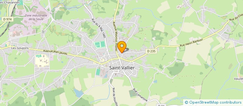 localisation de l'entreprise 392 605 838   SAINT-VALLIER