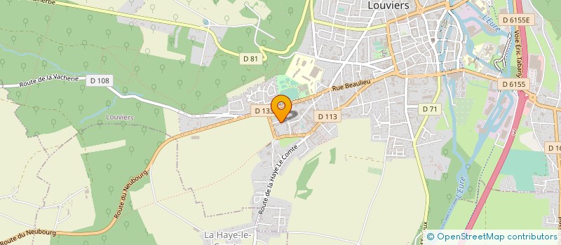 localisation de l'entreprise 392 656 575   LOUVIERS