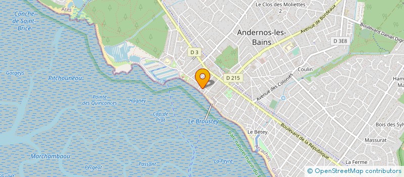 localisation de l'entreprise 392 678 397  à LA TESTE-DE-BUCH