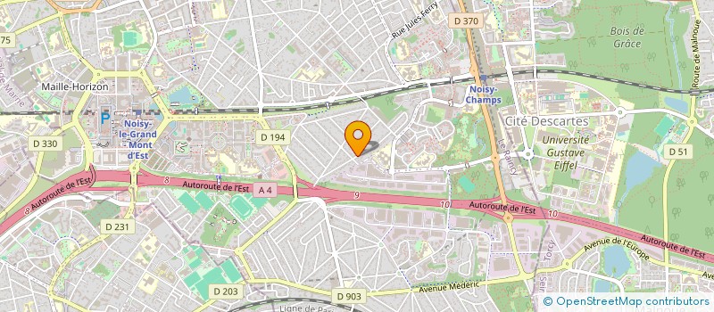 localisation de l'entreprise 392 757 993 à CANNES