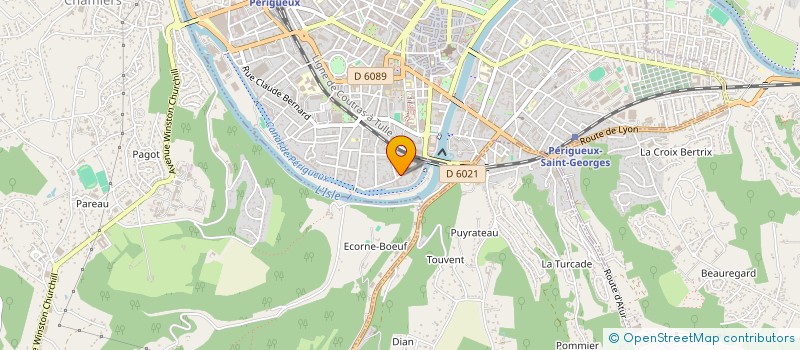 localisation de l'entreprise 392 780 060   PERIGUEUX