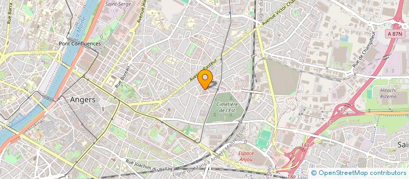 localisation de l'entreprise 392 791 489  à ANGERS