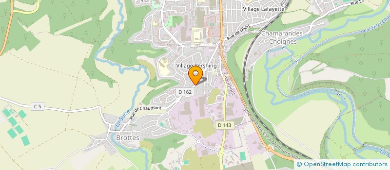 localisation de l'entreprise 392 862 942   CHAUMONT