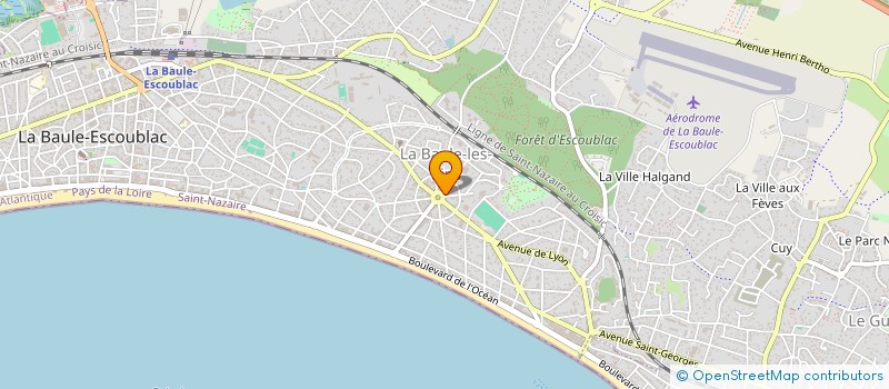 localisation de l'entreprise 392 870 648  à LA BAULE-ESCOUBLAC