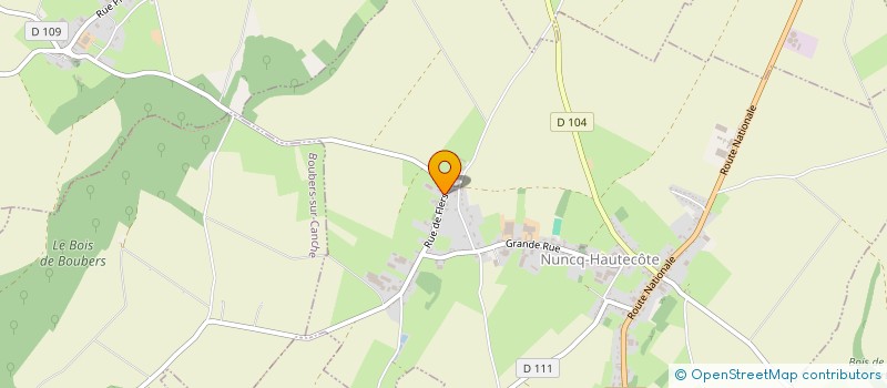 localisation de l'entreprise 392 984 688   NUNCQ-HAUTECOTE