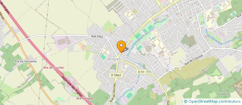 localisation de l'entreprise 393 007 307  à ANGRES