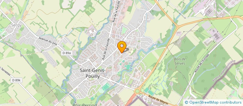 localisation de l'entreprise 393 056 619 à SAINT-GENIS-POUILLY