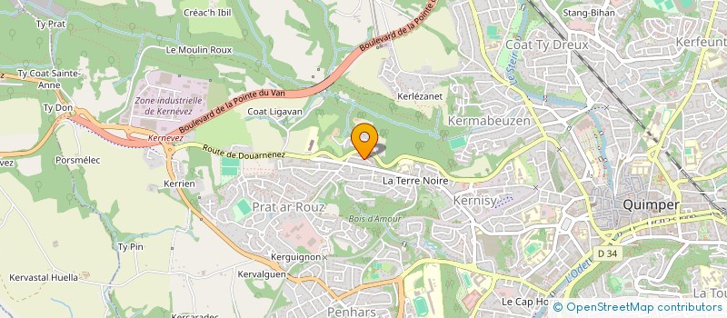 localisation de l'entreprise 393 464 052   QUIMPER