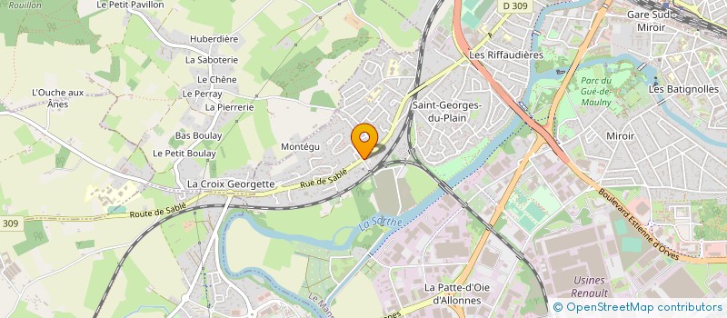 localisation de l'entreprise 393 475 660 à LE MANS