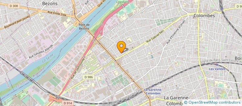 localisation de l'entreprise 393 531 306  à COLOMBES