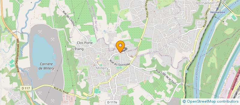 localisation de l'entreprise 393 537 394   MILLERY