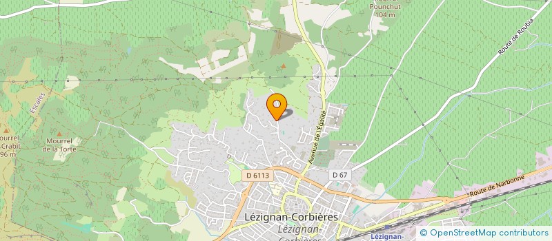 localisation de l'entreprise 393 612 551   LEZIGNAN-CORBIERES