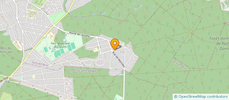 localisation de l'entreprise 393 705 843  à SAINT-MAUR-DES-FOSSES