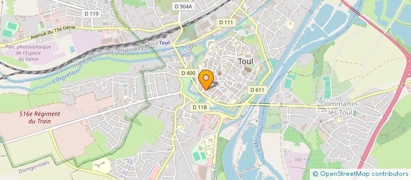 localisation de l'entreprise 393 839 477   TOUL