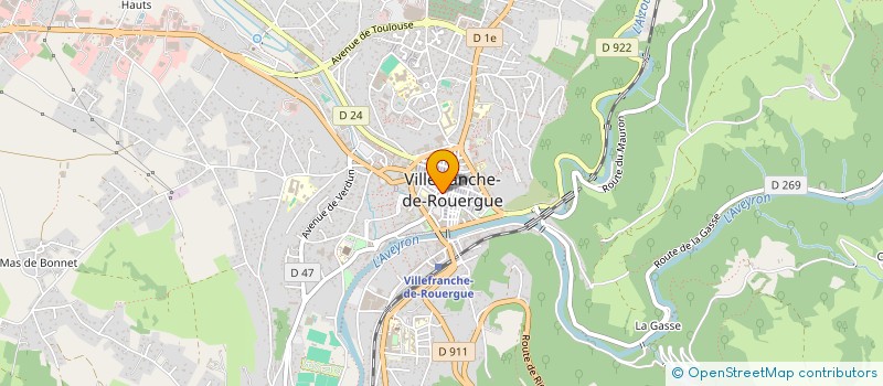 localisation de l'entreprise 393 843 255 à VILLEFRANCHE-DE-ROUERGUE