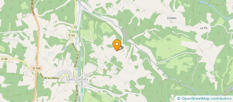 localisation de l'entreprise 393 883 012   SAINT-GENIES