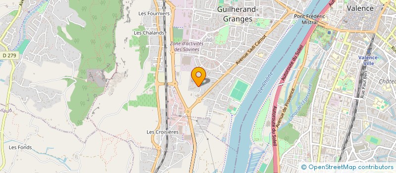 localisation de l'entreprise 394 008 072   GUILHERAND-GRANGES