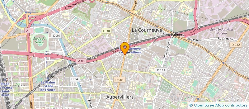 localisation de l'entreprise 394 032 908 à LA COURNEUVE
