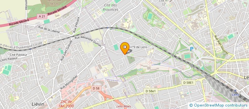 localisation de l'entreprise 394 078 026   LENS