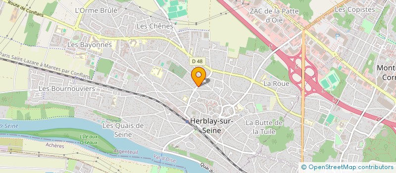 localisation de l'entreprise 394 164 875   HERBLAY-SUR-SEINE