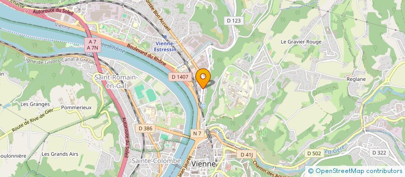 localisation de l'entreprise 394 213 532   VIENNE