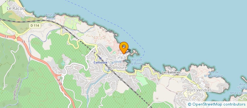 localisation de l'entreprise 394 214 811   COLLIOURE