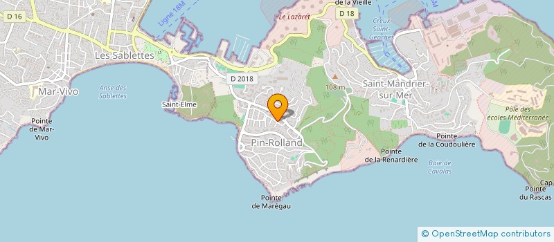 localisation de l'entreprise 394 257 737   SAINT-MANDRIER-SUR-MER