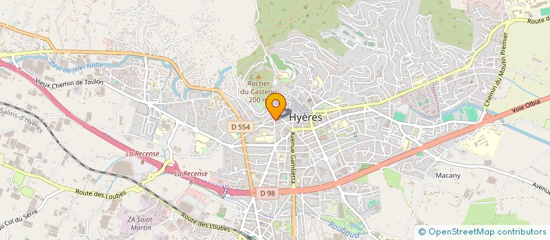 localisation de l'entreprise 394 366 777   HYERES