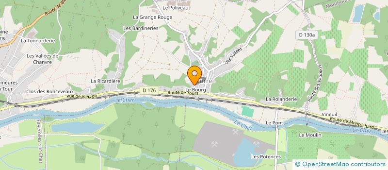 localisation de l'entreprise 394 391 973   MONTRICHARD-VAL-DE-CHER