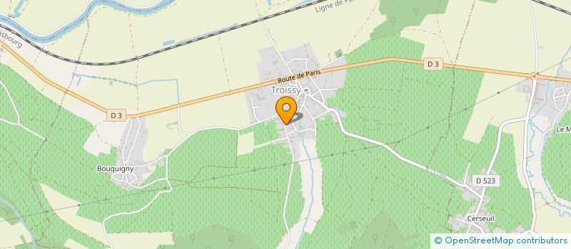 localisation de l'entreprise 394 447 973   TROISSY