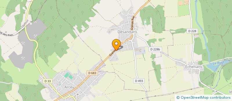 localisation de l'entreprise 395 076 938   DESANDANS