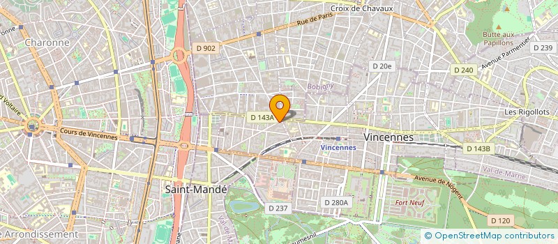 localisation de l'entreprise 395 091 648   VINCENNES