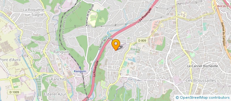 localisation de l'entreprise 395 228 356 à LE CANNET